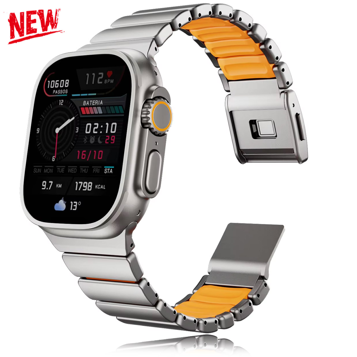 Watch Iwo - Cinturino Magnetico in Titanio per Iwatch