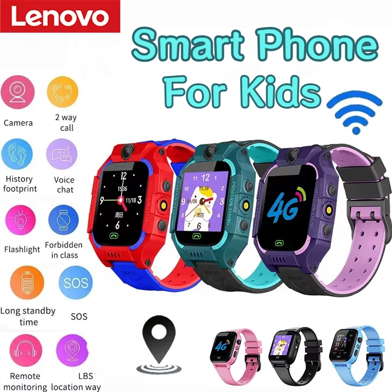 Watch Iwo - Smartwatch Lenovo per Bambini, Impermeabile, con