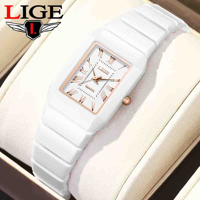 Luxury Ceramic Watch - Orologio da Polso LIGE per Donna,