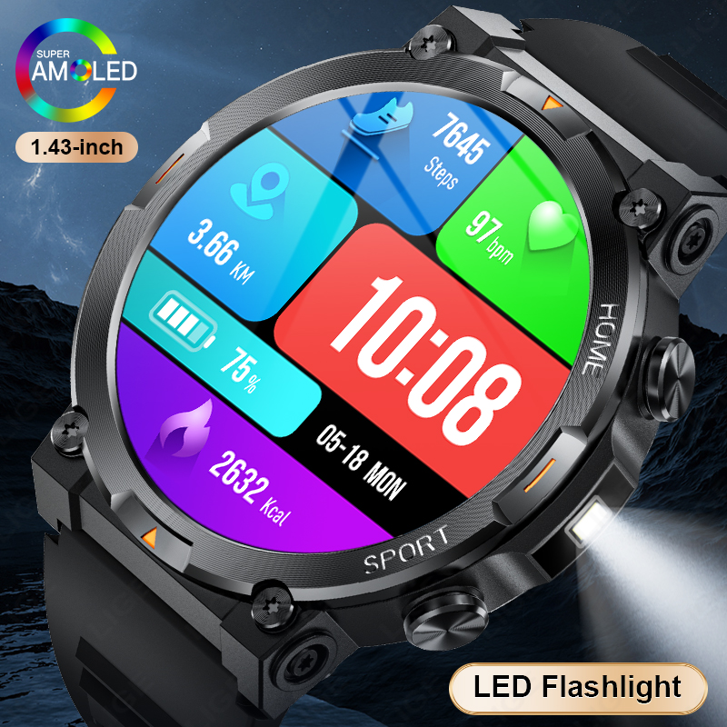Smartwatch Latest Watches For Men - LIGE 2026 Smartwatch da Uomo 1.43