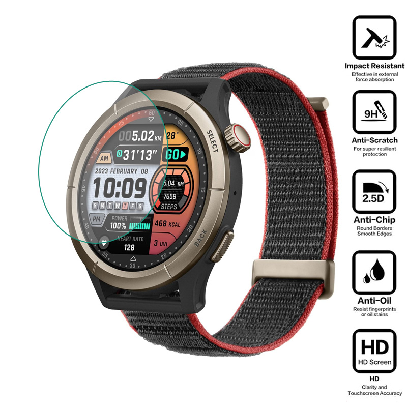 Smartwatch Watches Amazfit - Pellicola protettiva trasparente per Smartwatch HD