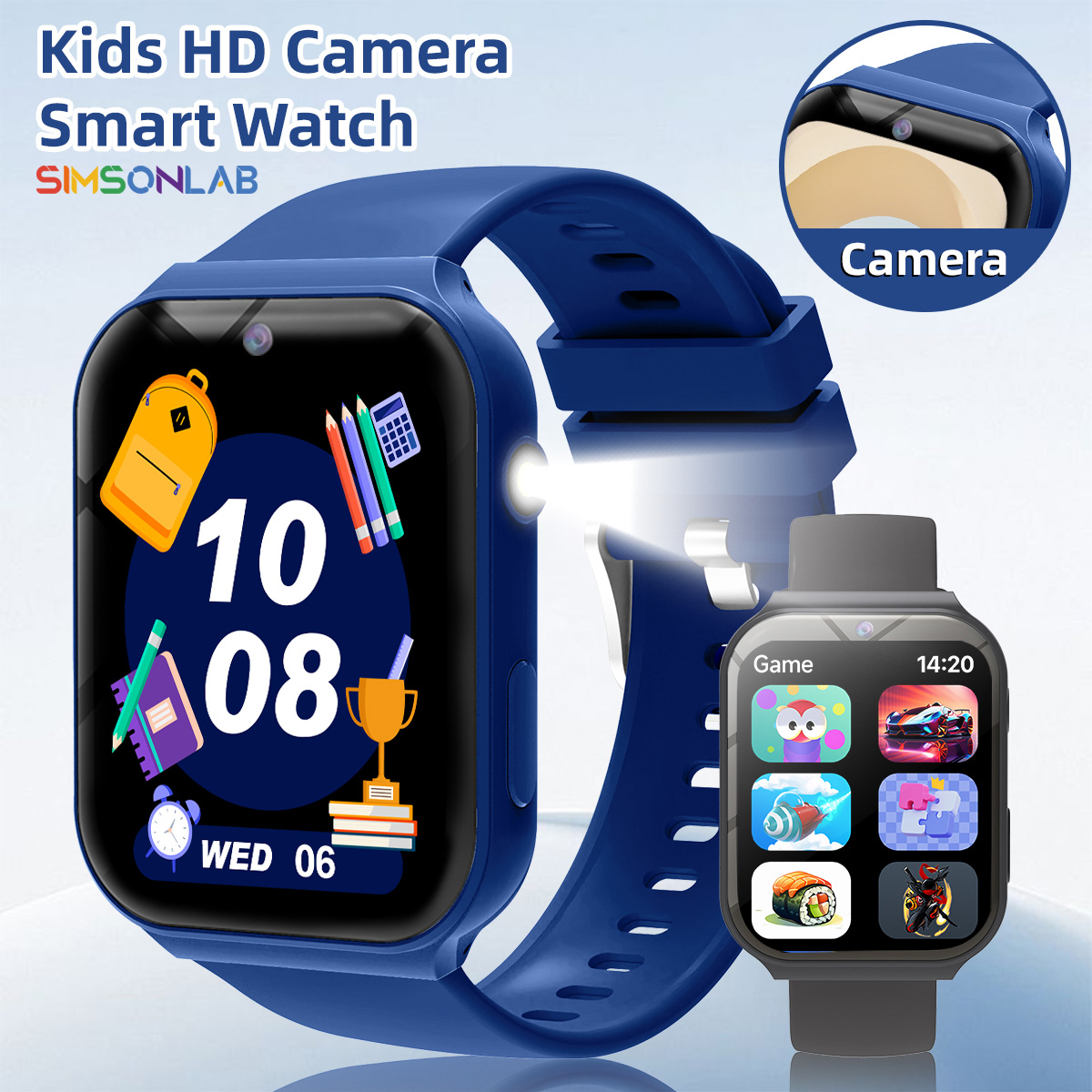 Smartwatch Watches Birthday Gift For Girls - Smartwatch 2026 per Bambini con Telecamera