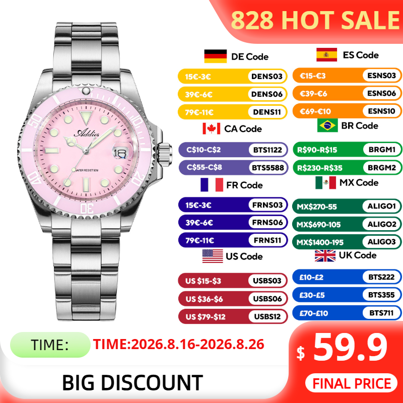 Luxury Ceramic Watch - ADDIES Orologio da Donna Impermeabile 36mm