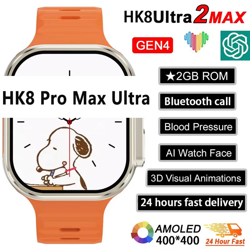 Watch Iwo - Nuovo Smartwatch Serie 9 PK HK8