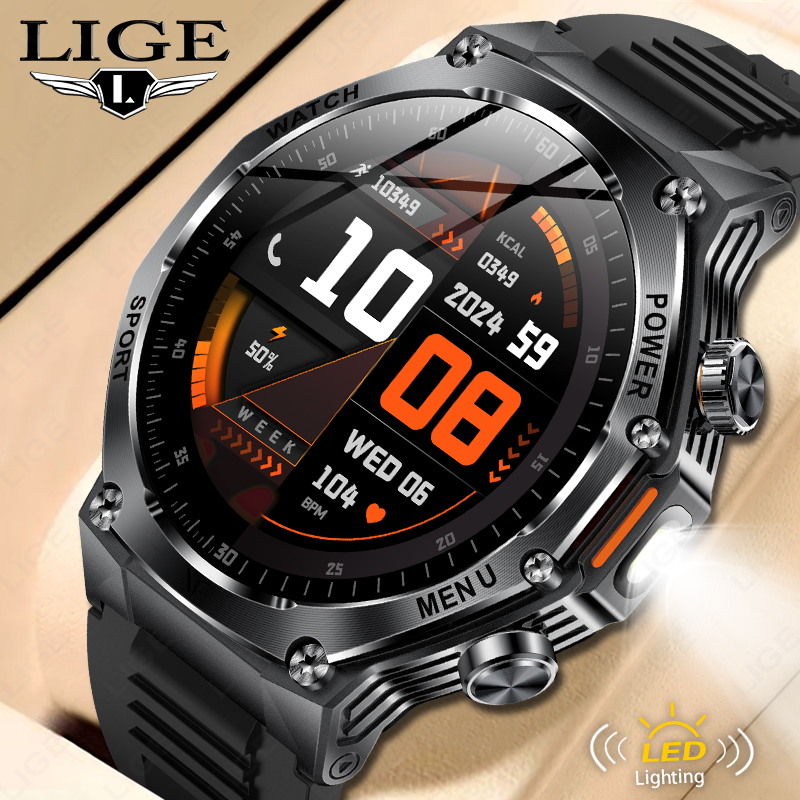 Smartwatch Latest Watches For Men - LIGE Nuovi Uomini 800mAh Batteria Ultra