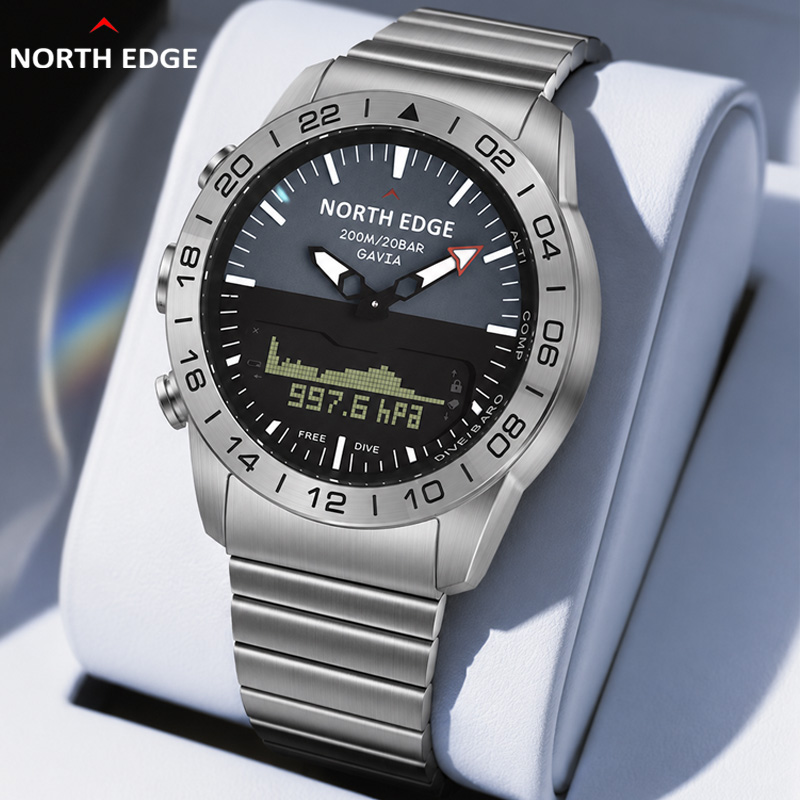 Smartwatch Army Watches For Men - NORTH EDGE Orologio Subacqueo da Uomo,
