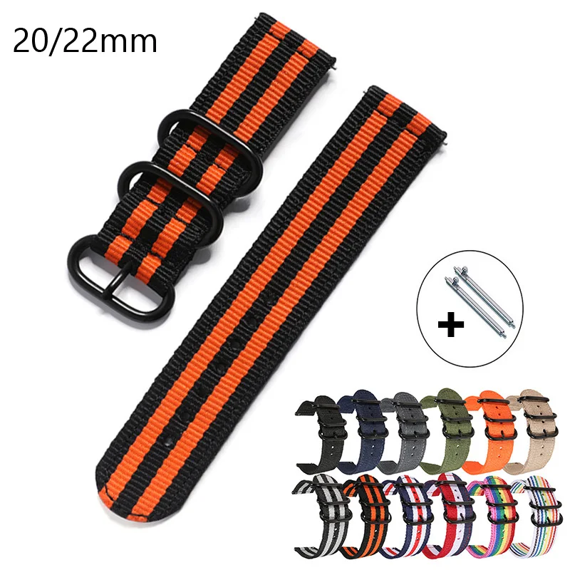 Cinturini universali in nylon  - Smartwatch Army Watches For Men recensione e prezzo