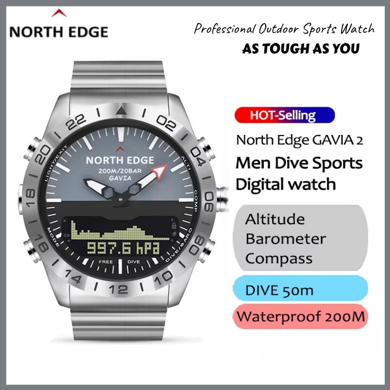 NORTH EDGE Orologio Smart di L - Smartwatch Army Watches For Men recensione e prezzo