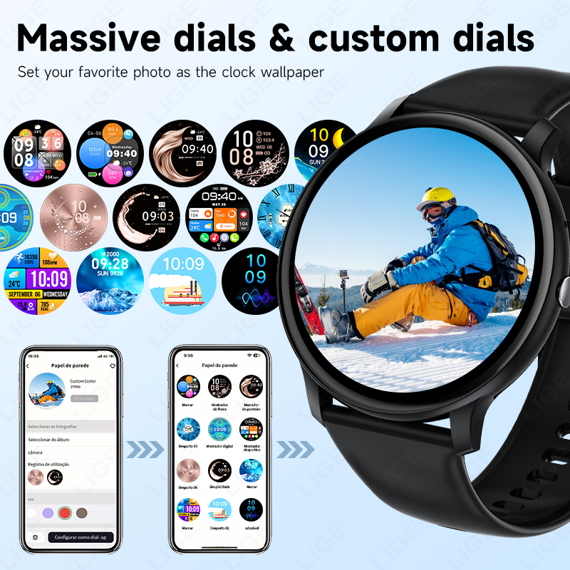 LIGE Bluetooth Chiama Donna Sm - Smartwatch Latest Watches For Men recensione e prezzo