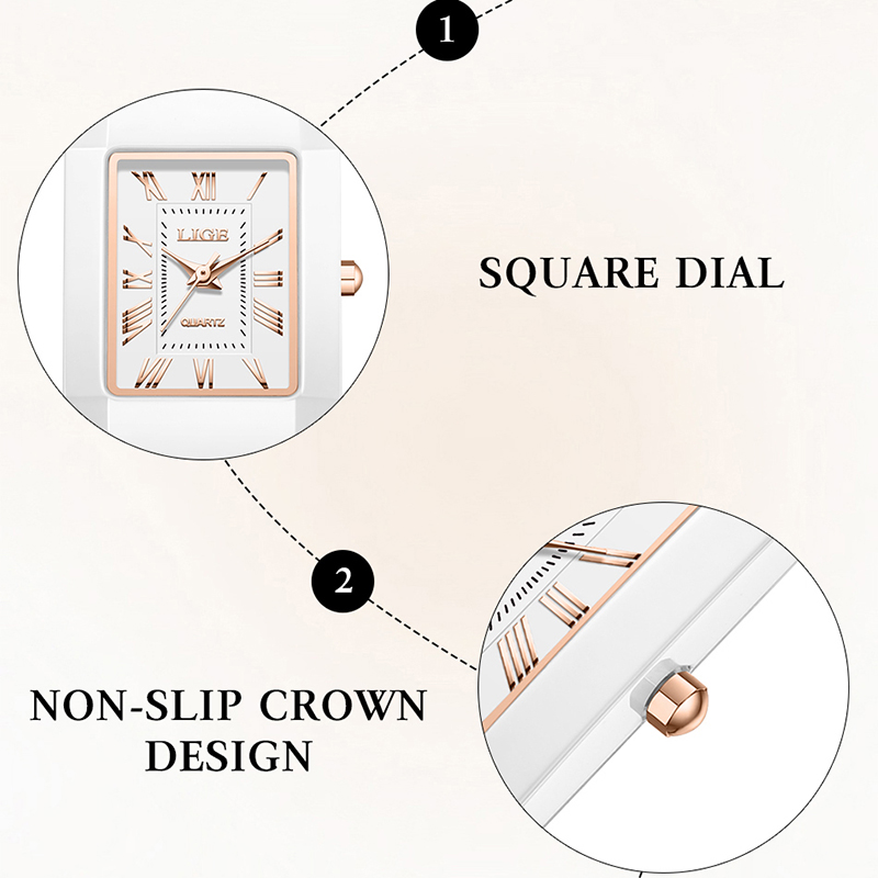 Orologio da Polso LIGE per Don - Luxury Ceramic Watch recensione e prezzo