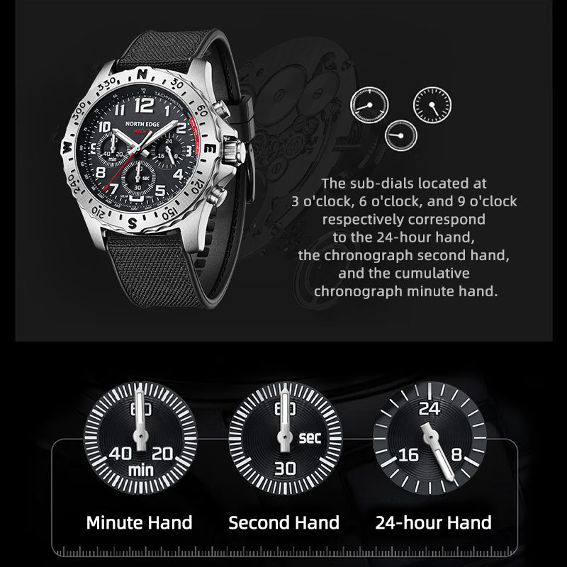 NORTH EDGE Orologio da uomo co - Smartwatch Premium Watches For Men recensione e prezzo