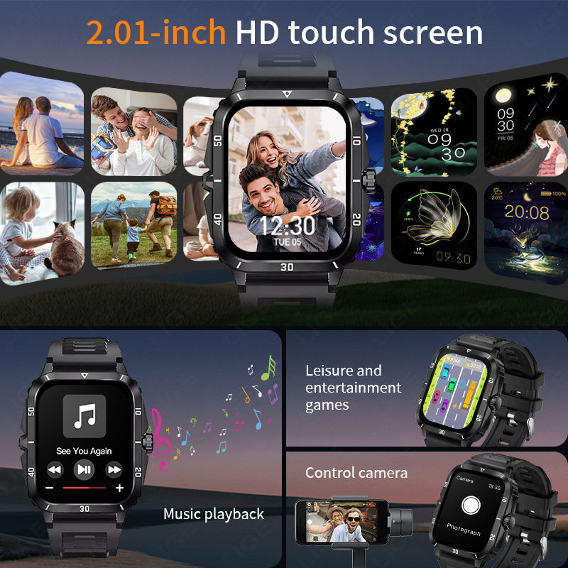 2.01 Schermo Smart Watch Chiam - Smartwatch Latest Watches For Men recensione e prezzo