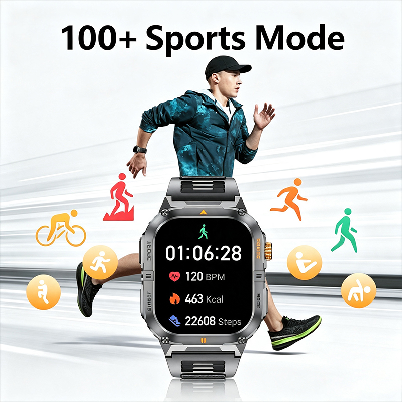Orologio Intelligente Militare - Smartwatch Rugged Watches For Men recensione e prezzo