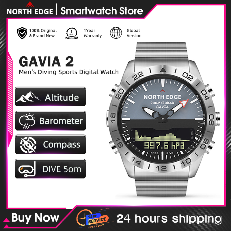 NORTH EDGE Orologio Subacqueo  - Smartwatch Army Watches For Men recensione e prezzo