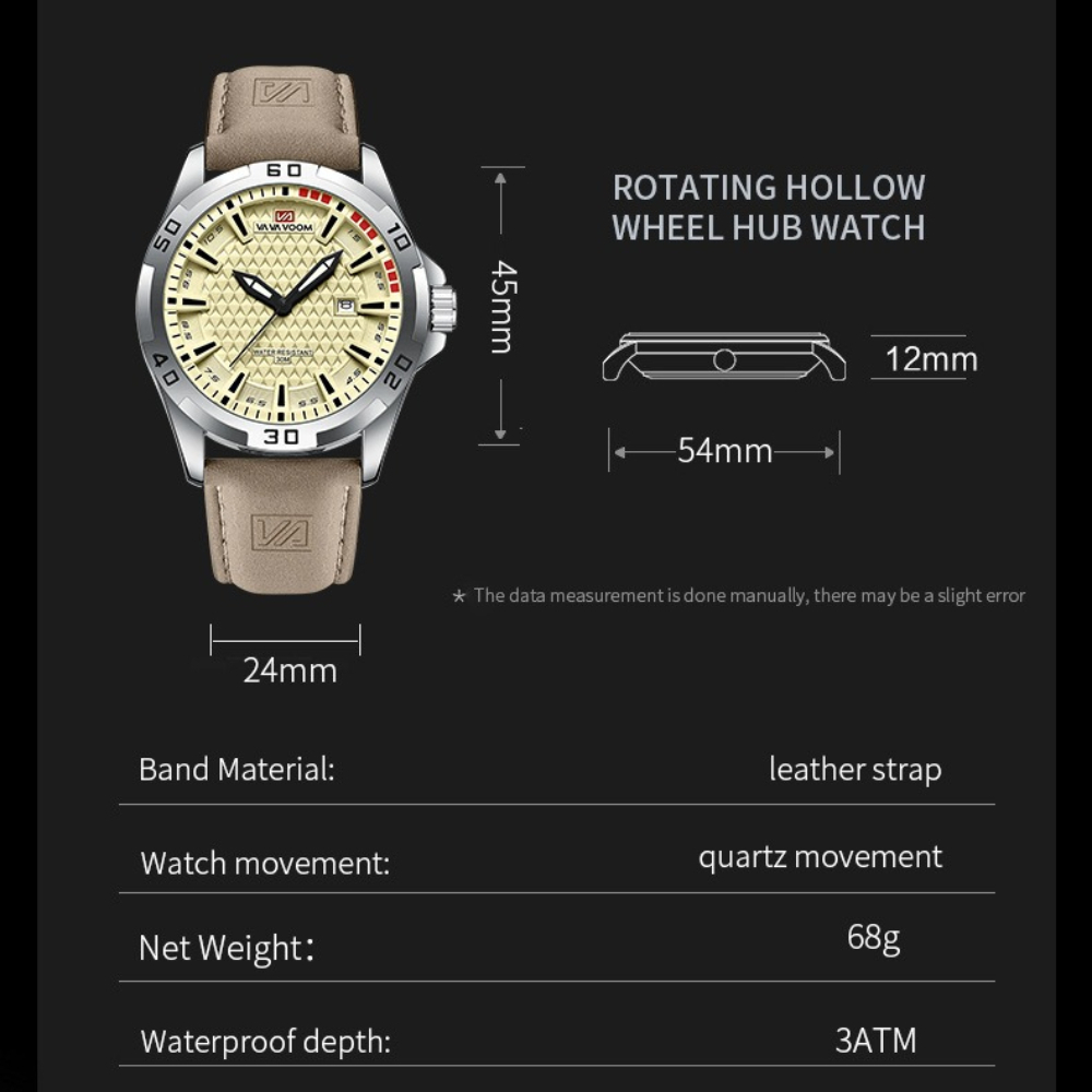 VAVAVOOM 2581 Orologio da Uomo - Smartwatch Premium Watches For Men recensione e prezzo