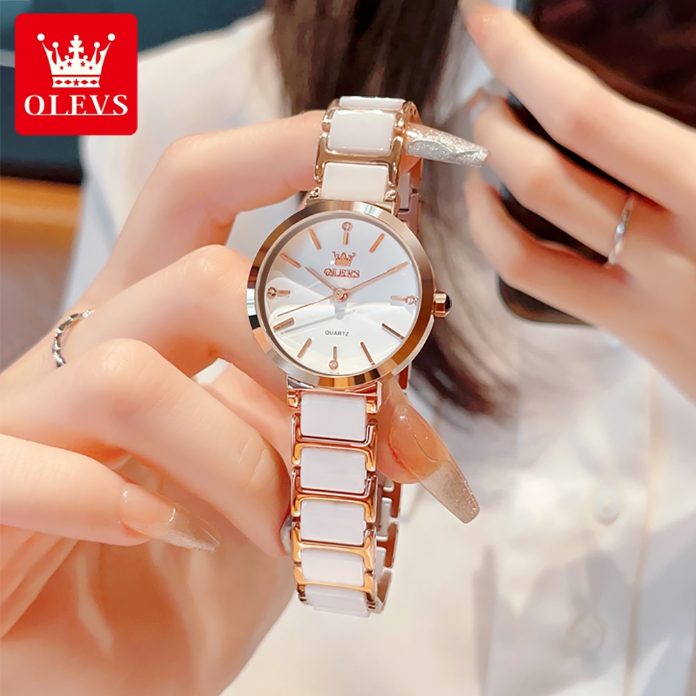 OLEVS 5877 Orologi da Donna in - Luxury Ceramic Watch recensione e prezzo