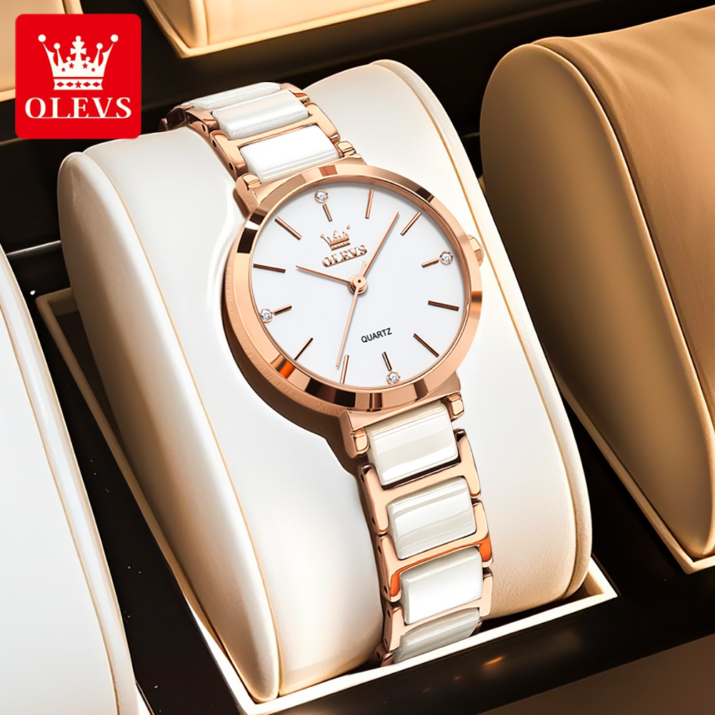 OLEVS 5877 Orologi da Donna in - Luxury Ceramic Watch recensione e prezzo