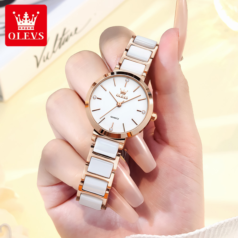 OLEVS 5877 Orologi da Donna in - Luxury Ceramic Watch recensione e prezzo