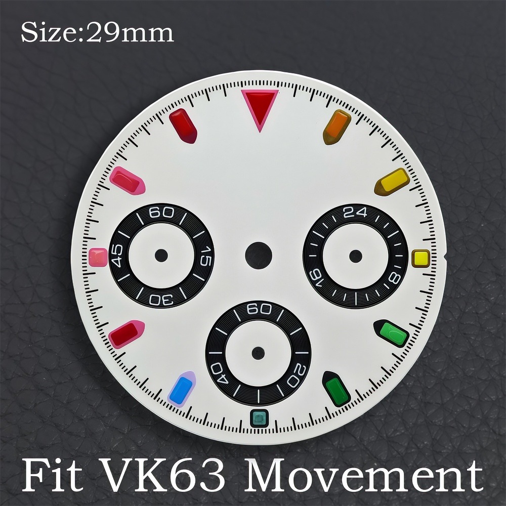 Lancette per Orologio VK63 da  - Luminous Dial Face recensione e prezzo