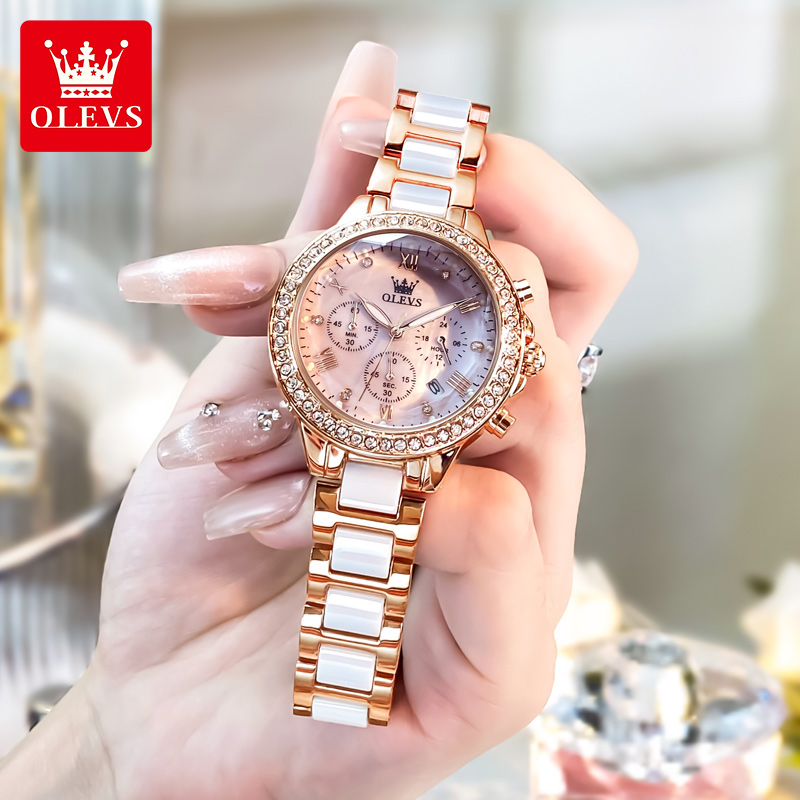 OLEVS 9999 Orologio da donna d - Luxury Ceramic Watch recensione e prezzo