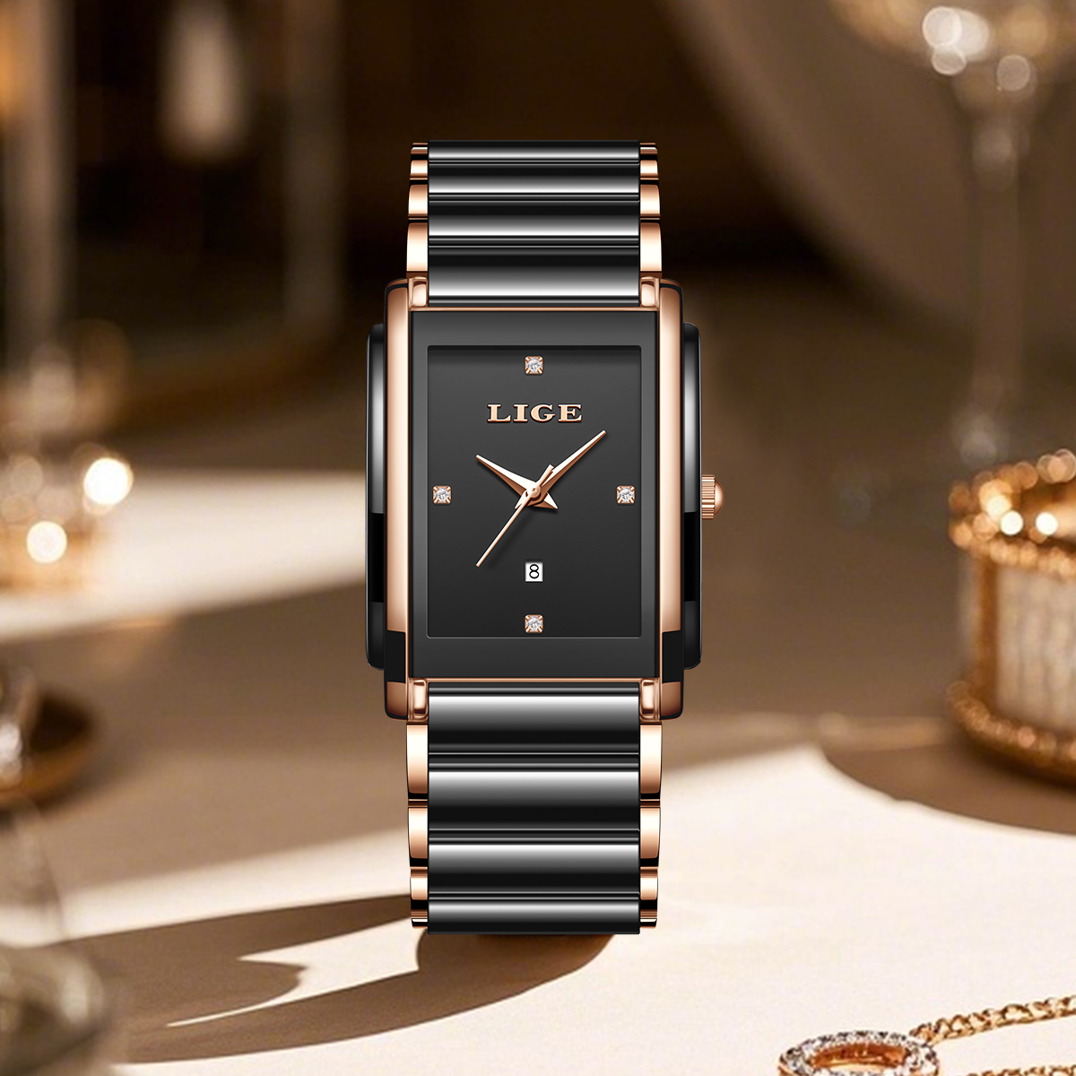 LIGE Orologio Elegante da Donn - Luxury Ceramic Watch recensione e prezzo