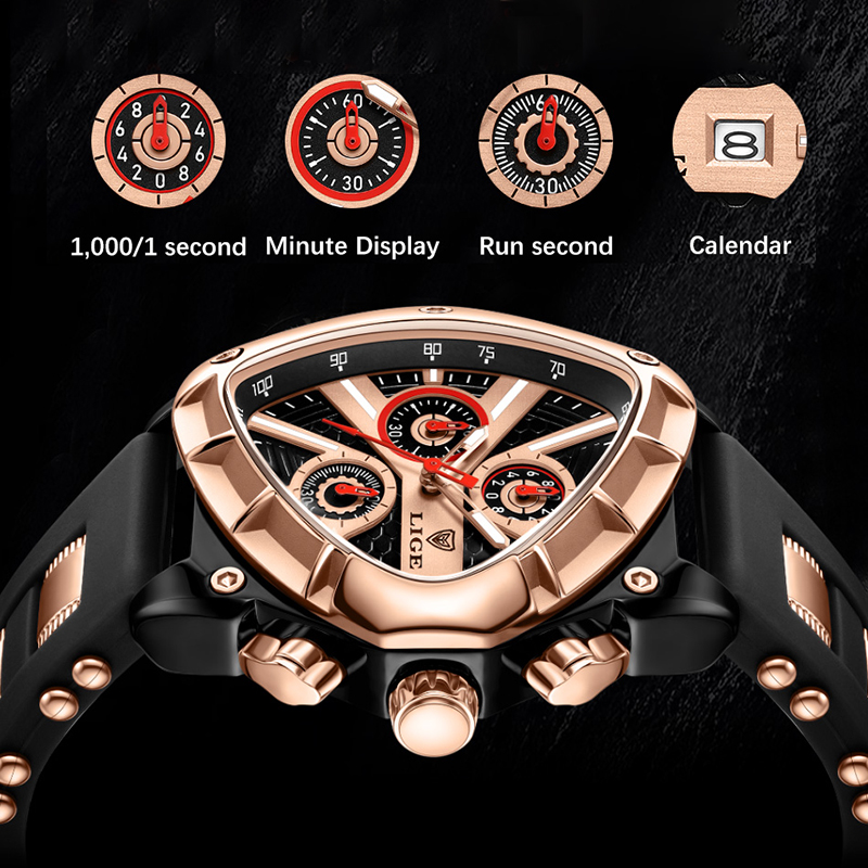 LIGE Orologio da uomo alla mod - Smartwatch Army Watches For Men recensione e prezzo