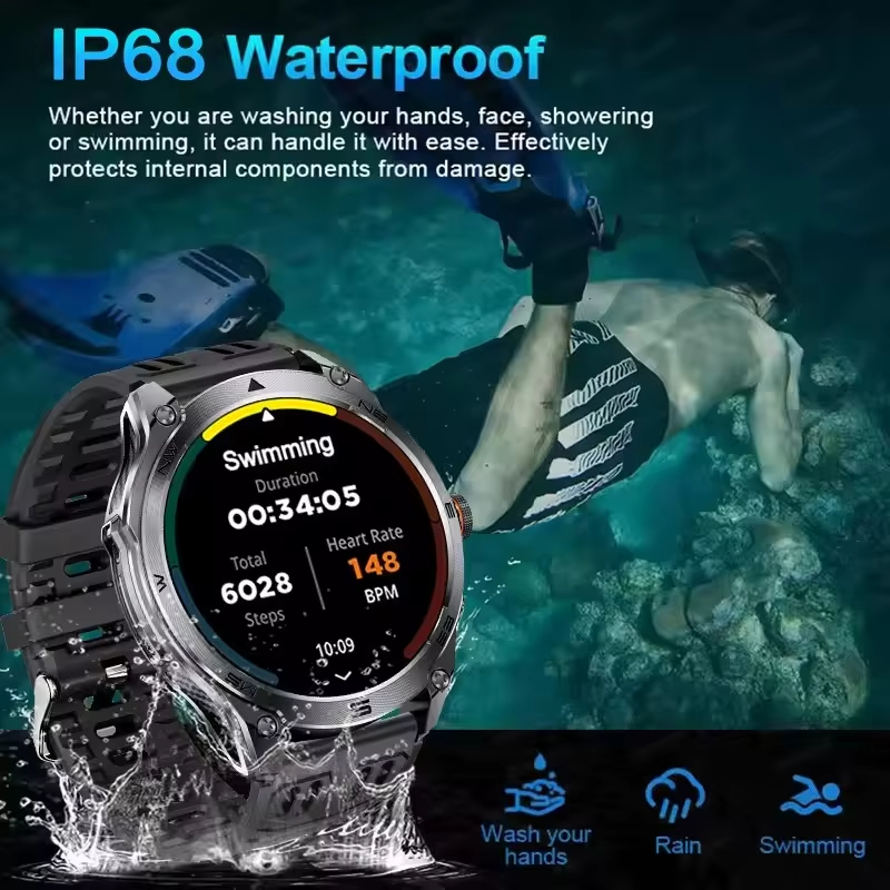 Smartwatch GPS IP69 Impermeabi - Smartwatch Premium Watches For Men recensione e prezzo