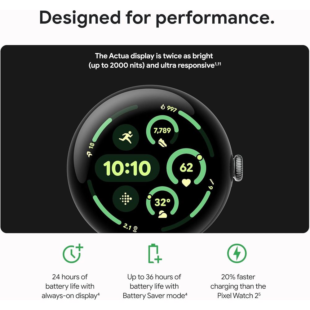Pixel Watch 3 (45mm) 2024 el - - Smartwatch El recensione e prezzo