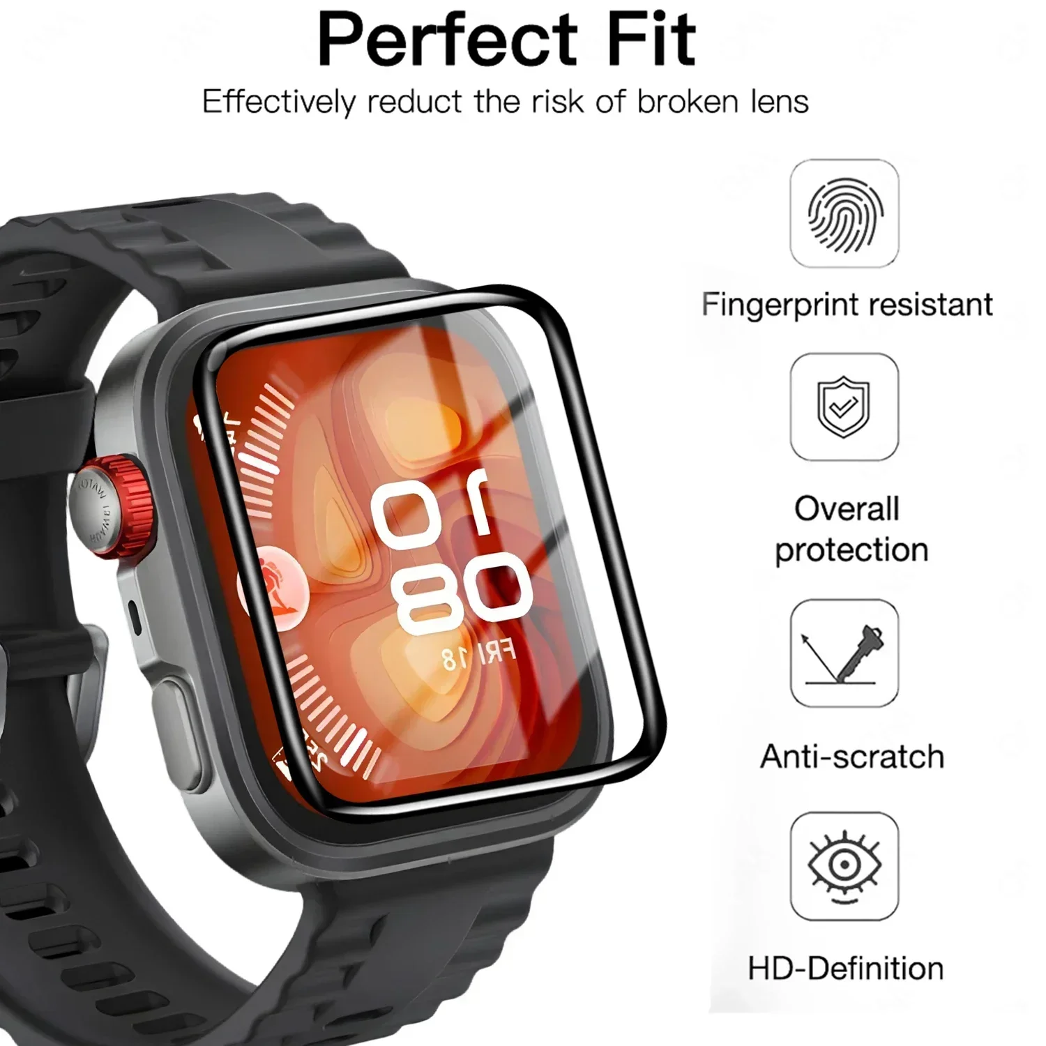 5 pezzi pellicola temperata pe - Smartwatch Watch Huawei recensione e prezzo