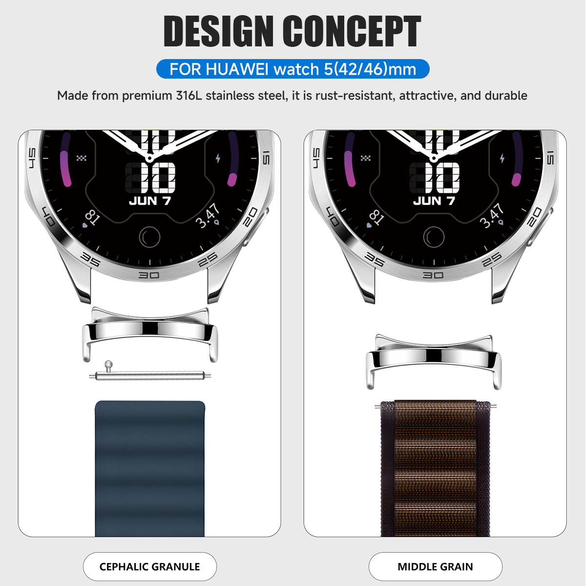 Adattatore da 2 pezzi per Huaw - Smartwatch Watch Huawei recensione e prezzo